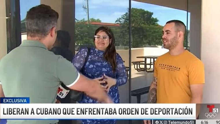 Liberan a cubano con I-220B en Estados Unidos amenazado con deportación
