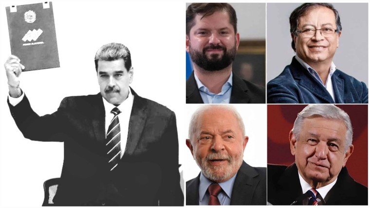 Lula, AMLO, Petro, Boric, Sánchez: Gobiernos de izquierda no reconocen resultados electorales en Venezuela