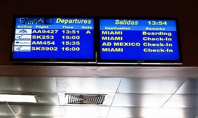 restricciones entradas salidas