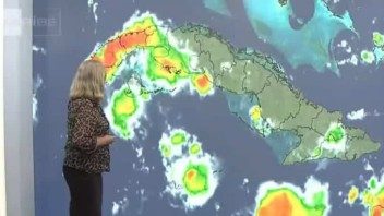 Tormenta local severa con granizo, mucho calor y lluvias: el tiempo en Cuba