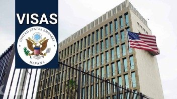 Desde el 19 de agosto la Embajada de Estados Unidos en La Habana reanudará la emisión de visas de distintas tipologías