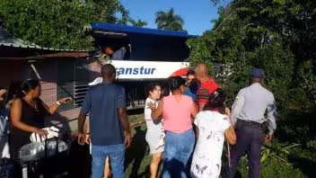 Accidente masivo en Santiago de Cuba: nueve heridos, dos graves