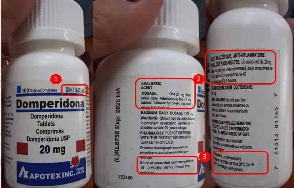 El Servicio de Información sobre Medicamentos del CECMED, en Cuba, emitió una alerta sobre el producto Domperidona, de 20 mg.