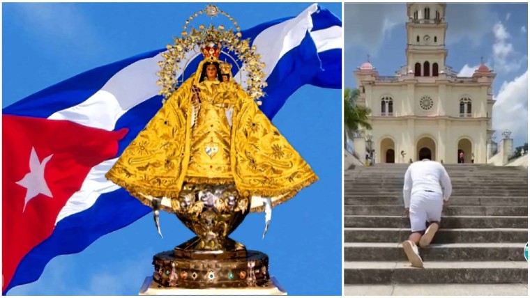Emocionante: este cubano de Estados Unidos viaja a Cuba para cumplir su promesa a la Virgen de la Caridad