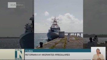 Exconvicto en libertad condicional entre 41 migrantes devueltos a Cuba