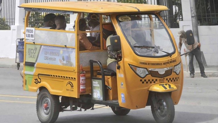 Gobierno informa que se duplicará el precio de los triciclos eléctricos en La Habana