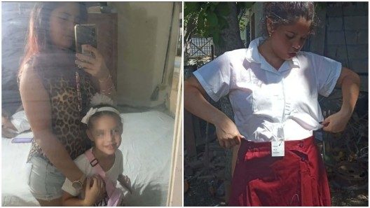 Madre cubana denuncia que a ella le queda grande el uniforme escolar que le dieron a su hija que empieza la escuela