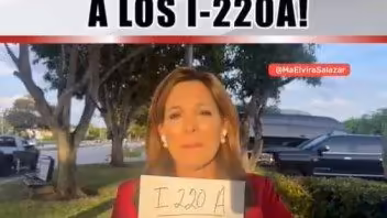 María Elvira Salazar promete avances para cubanos con I-220A en septiembre