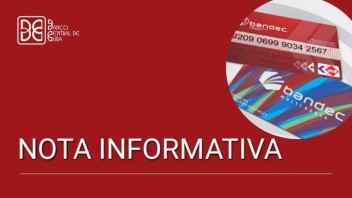 Nota informativa del Banco de Crédito y Comercio (BANDEC)