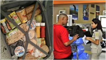 Aduana y vuelos a Cuba: En dos semanas termina la libre importación de alimentos, artículos de aseo y medicinas.