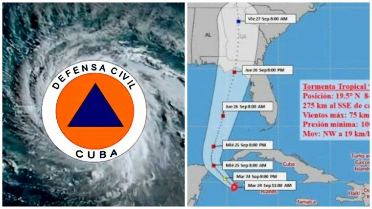 Alerta de la Defensa Civil ante posible afectación ciclónica en el occidente de Cuba