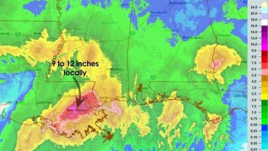 Huracán Francine golpea el sureste de Luisiana, desatando inundaciones masivas