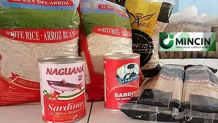 MINCIN informa entrega de módulo gratuito por la libreta de abastecimiento con arroz, granos y sardinas