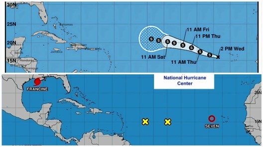 Se forma nueva depresión tropical en el Atlántico que podría convertirse en la tormenta Gordon