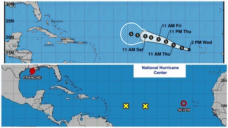 Se forma nueva depresión tropical en el Atlántico que podría convertirse en la tormenta Gordon