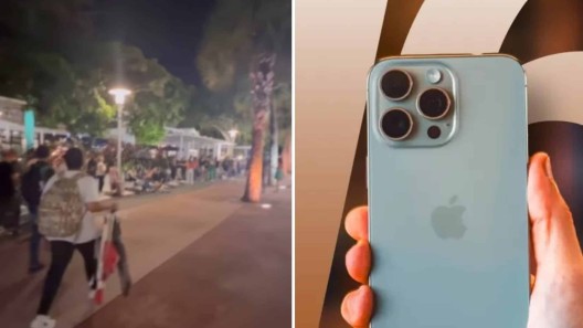 Vieja costumbre: Cubanos en Miami organizan colas para comprar el iPhone 16