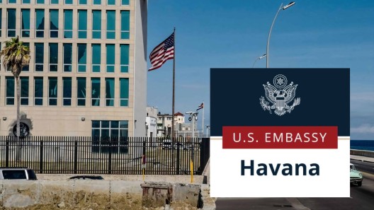 Información de la Embajada de Estados Unidos en Cuba sobre citas migratorias