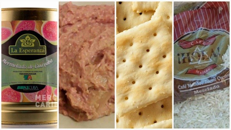Información sobre la canasta básica en las bodegas cubanas. Asignaciones de conservas, galletas, masa de hamburguesa, mermelada y mortadella
