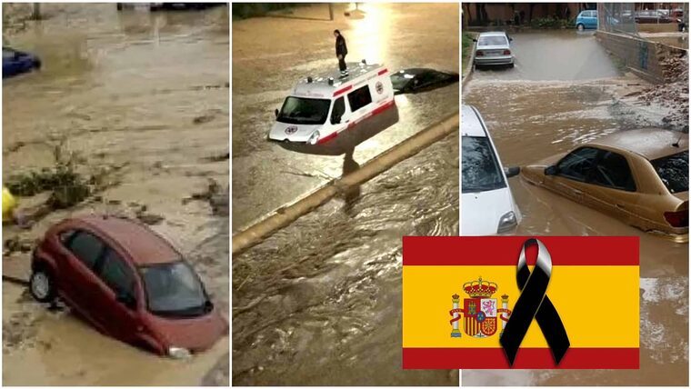Inundaciones en España: Más de medio centenar de muertos, entre ellos niños