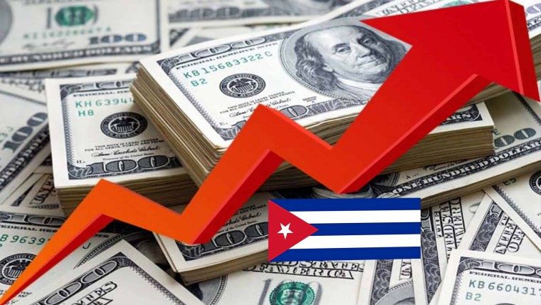 Precio del dólar aumenta en Cuba. Tasas de cambio del USD, el euro y la MLC