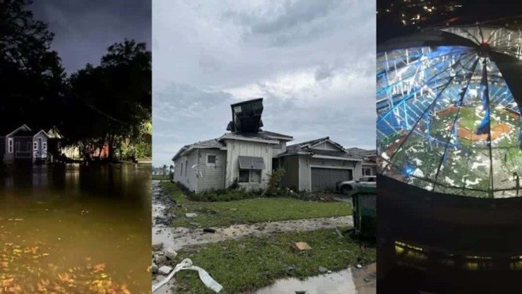 Tornados, apagones, inundaciones: huracán Milton hace estragos en Florida
