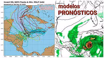 Modelos muestran posibles trayectorias preocupantes para Cuba y Florida