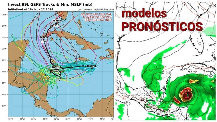 Modelos muestran posibles trayectorias preocupantes para Cuba y Florida