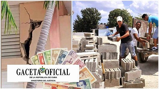 El Estado financiará el 50% del costo de materiales de construcción para damnificados del sismo en el oriente de Cuba