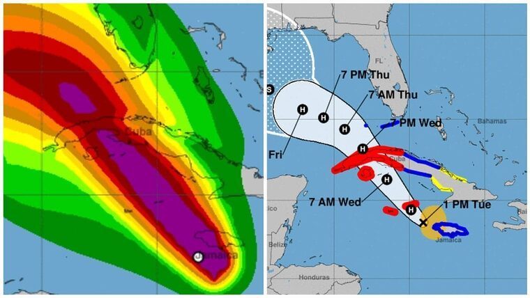 Alerta en La Habana, Artemisa y Mayabeque: El centro de Rafael podría cruzar por estas provincias ya convertido en huracán