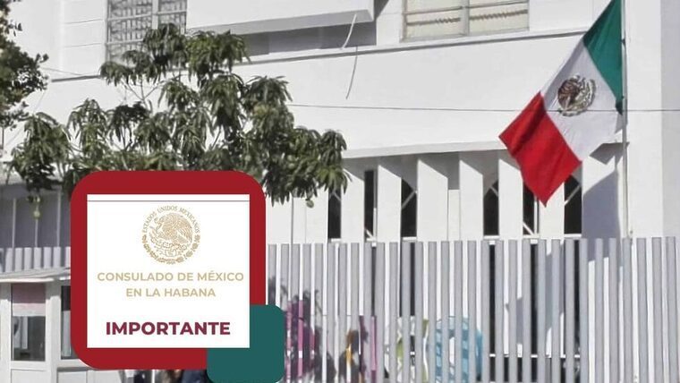 Consulado de México en La Habana suspende servicios ante amenaza de Rafael