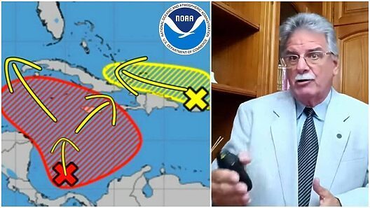 Meteorología eleva a 80% la probabilidad de un formación ciclónica que afectaría Cuba la próxima semana