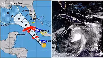 NHC: Rafael próximo a convertirse en Huracán. Trayectorias más probables sobre La Habana, Artemisa y Mayabeque