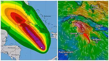 Tormenta Tropical Rafael se intensifica rápidamente y se dirige al occidente de Cuba con lluvias intensas y marejadas