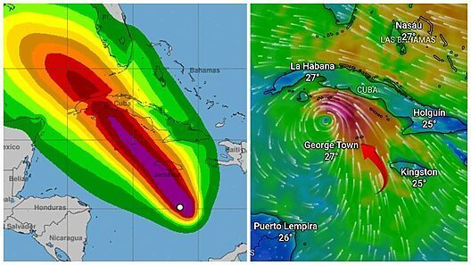 Tormenta Tropical Rafael se intensifica rápidamente y se dirige al occidente de Cuba con lluvias intensas y marejadas