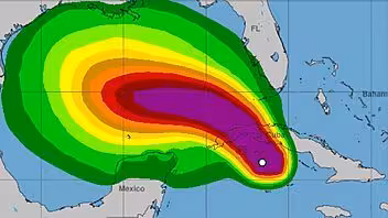 Último parte del NHC: Huracán Rafael entrará a Cuba con gran potencia y quizás categoría 3