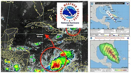 Ya es Depresión: Podría formarse muy pronto la Tormenta Tropical Rafael y entraría a Cuba el miércoles como huracán