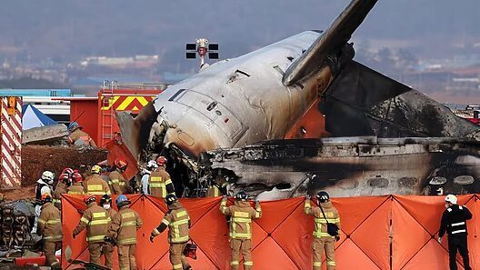 Accidente aéreo en Corea del Sur deja al menos 179 muertos