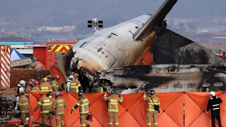 Accidente aéreo en Corea del Sur deja al menos 179 muertos