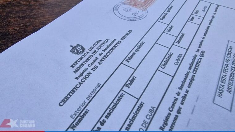 Información importante sobre la solicitud de antecedentes penales en Cuba