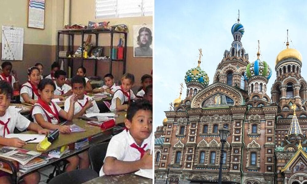 niños cubanos rusia