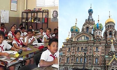 niños cubanos rusia