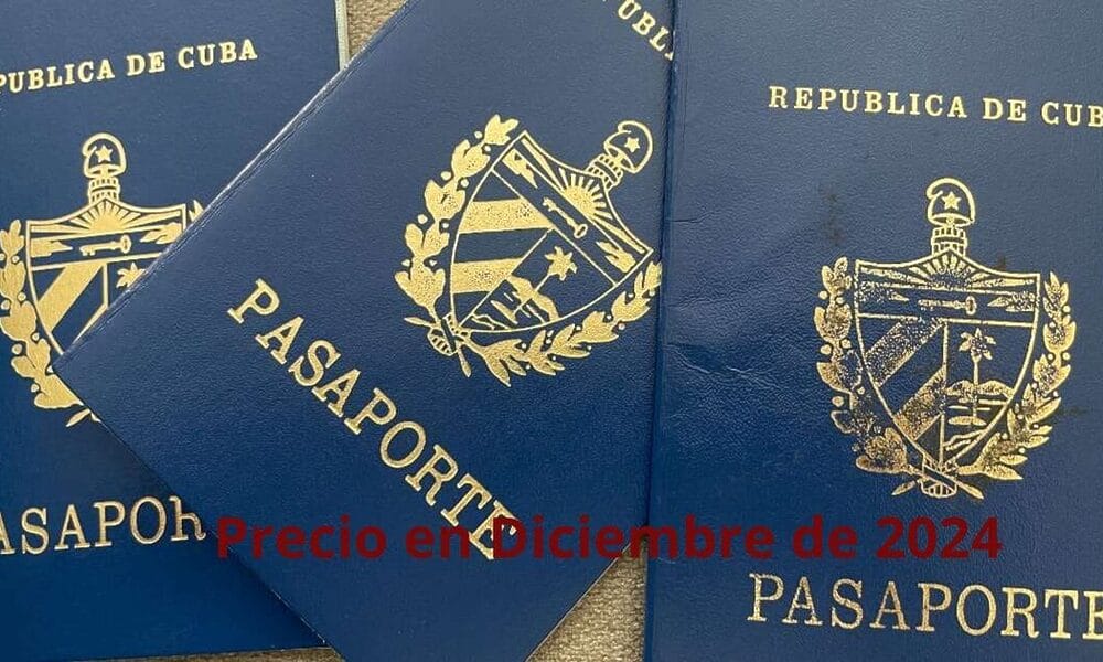 precio pasaporte cubanos diciembre