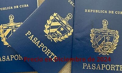 precio pasaporte cubanos diciembre