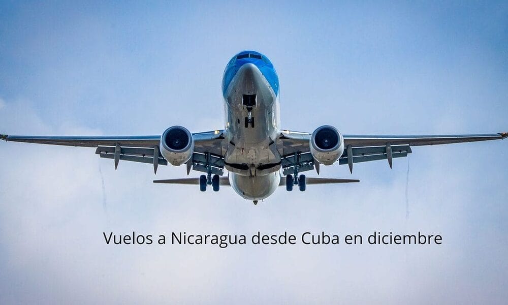 vuelos nicaragua cuba diciembre