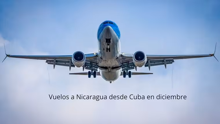 vuelos nicaragua cuba diciembre