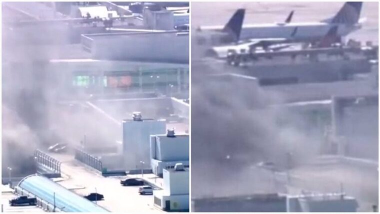 Incendio en el aeropuerto de Miami genera cierre temporal