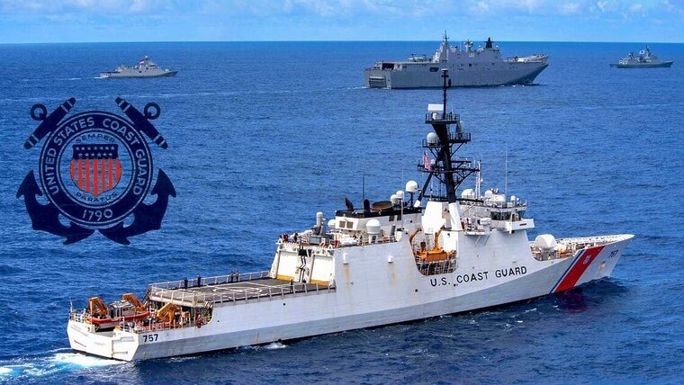 Estados Unidos moviliza embarcaciones de la Guardia Costera en el estrecho de la Florida y frontera marítima con Cuba