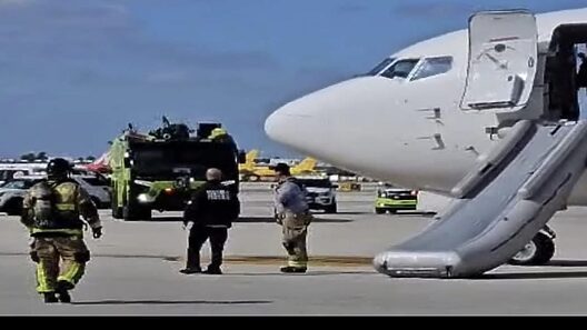 Evacuación de emergencia en avión de la ruta Miami-Camagüey