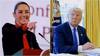 Trump cede ante la respuesta fuerte de Sheinbaum y pausa los aranceles