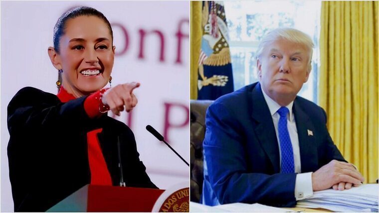Trump cede ante la respuesta fuerte de Sheinbaum y pausa los aranceles
